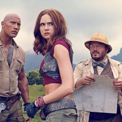 Jumanji: Welcome to the Jungle wallpapers HD film 2017 poster iPad