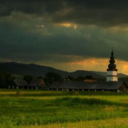 Rural Hypnotic Town Slovakia