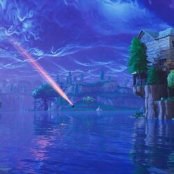 Fortnite with Meteors Backgrounds