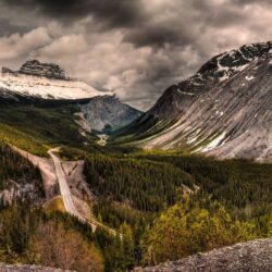 Road through the rocky mountains [2] wallpapers