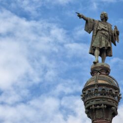 The Monument of Christopher Columbus in Barcelona HD Wallpapers
