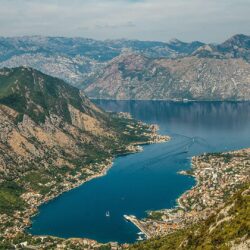 Picture Montenegro Kotor Nature Mountains Bay Houses