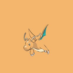 Dragonite Pokemon Character iPhone 6+ HD Wallpapers