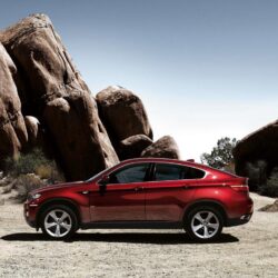 Side view BMW X6 wallpapers cars