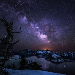 Milky Way Over Crater Lake, Crater Lake National Park, Oregon