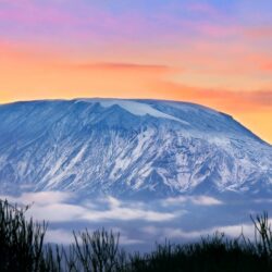 Mount Kilimanjaro at Sunset 4K Wallpapers