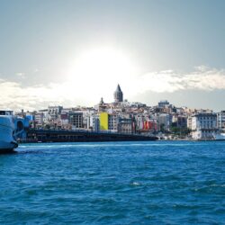 Ship in the bay in Istanbul wallpapers and image