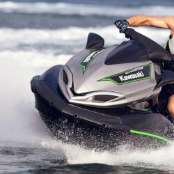 Wallpapers wave, Kawasaki, jet ski image for desktop, section другая