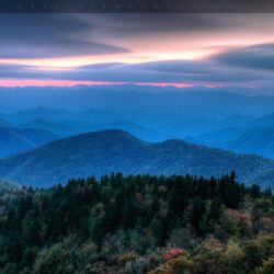 Blue Ridge Autumn Evening Free Desktop Wallpapers Image