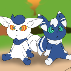 17 and 18’s Meowstic Goo TF 3/3 by aurorasuicune