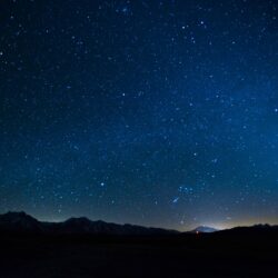 Image For > Blue Night Sky Stars