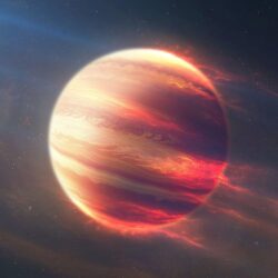 Space Fire Planet 4K Wallpapers