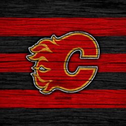 Download wallpapers Calgary Flames, 4k, NHL, hockey club, Western