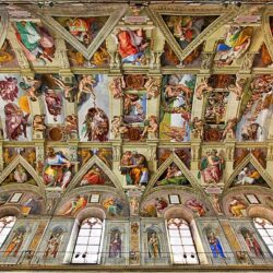 Michelangelo Buonarotti Ceiling of the Sistine Chapel Completed