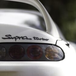 car, Toyota, Supra, Toyota Supra, Black Taillights Wallpapers HD