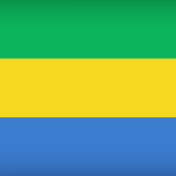 Gabon Large Flag