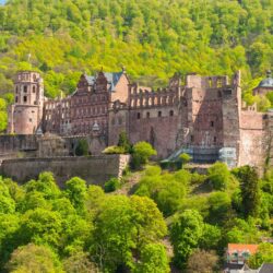 The ruins of the castle Heidelberg, Baden