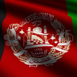 Afghanistan flag close