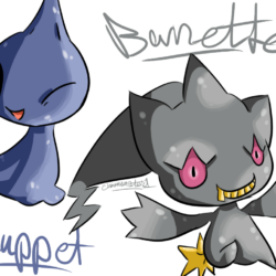 Shuppet and Banette by Chaomaster1