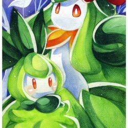 30DoD: Petilil and Lilligant by Chibi