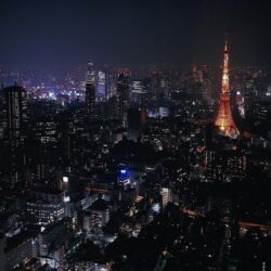 Night View of Tokyo City of Japan HD Wallpapers