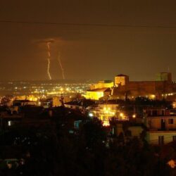 HD macedonia night lightning Wallpapers