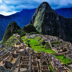 Pictures Peru Machu Picchu Nature Mountains Ruins