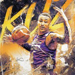 Kyle Kuzma Lakers NBA Poster Design by skythlee