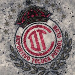 Download wallpapers Deportivo Toluca FC, 4k, geometric art, logo