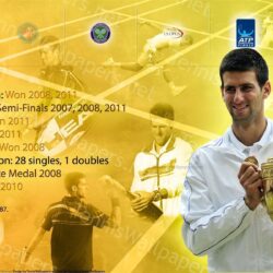 Novak Djokovic Career Info Widescreen Wallpapers
