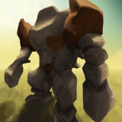 Regirock the golem of Helem by AliAadi