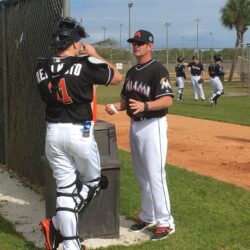 Joe Frisaro on Twitter: JT Realmuto and new catching coach Brian
