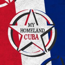 Cuba flag, wallpapers iPhone