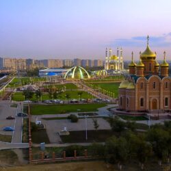 Image Kazakhstan Temples Cities