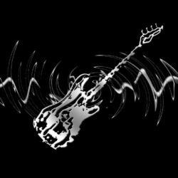 Skeleton Bass Guitar by isaacrtree
