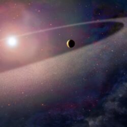 Hubble Finds Extrasolar Kuiper Belt Object Ripped Apart by White