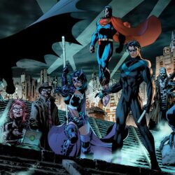 Batman, DC Comics, Nightwing, Jim Lee, Barbara Gordon :: Wallpapers