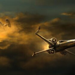 Wallpapers The sky, Figure, Star Wars, Battle, Art, Dogfight, Science