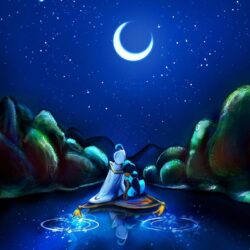 Pictures Disney Aladdin Cartoons Moon Crescent