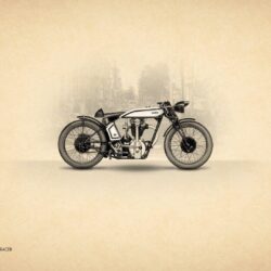 Vintage Motorbike Art Norton Cafe Racer HD Wallpapers