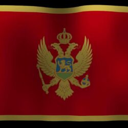 Montenegro Flag 4K Motion Loop After Effects Template