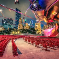 Millennium Park, Jay Pritzker Pavilion, Chicago, Illinois widescreen