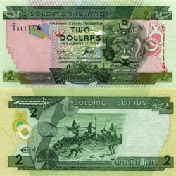 Image Banknotes 2 dollar Solomon Islands Money