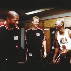 Michael Jordan Magic Johnson And Larry Bird Wallpape