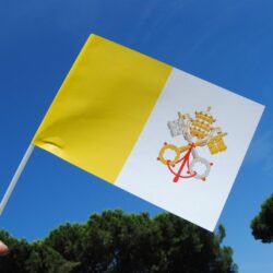 Dome and vatican city flag of Holy See