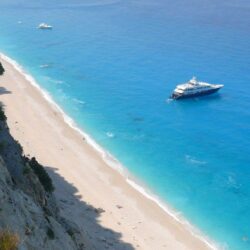 Beaches: Lefkada Island Greece Ionian Recko Sea Beach HD Wallpapers