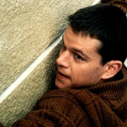 Matt Damon in Movie The Bourne Identity