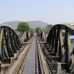 The real bridge over the River Kwai