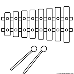 HD wallpapers xylophone printable coloring page wallpapers