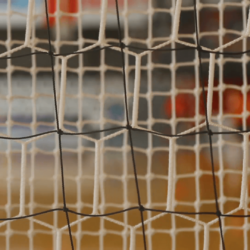 Futsal backgrounds with goalie net Stock Video Footage
